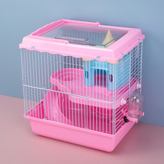 Manufacturer wholesale new hamster cage package cage magic fairy transparent castle cage full set of transparent cage exclusive for physical stores