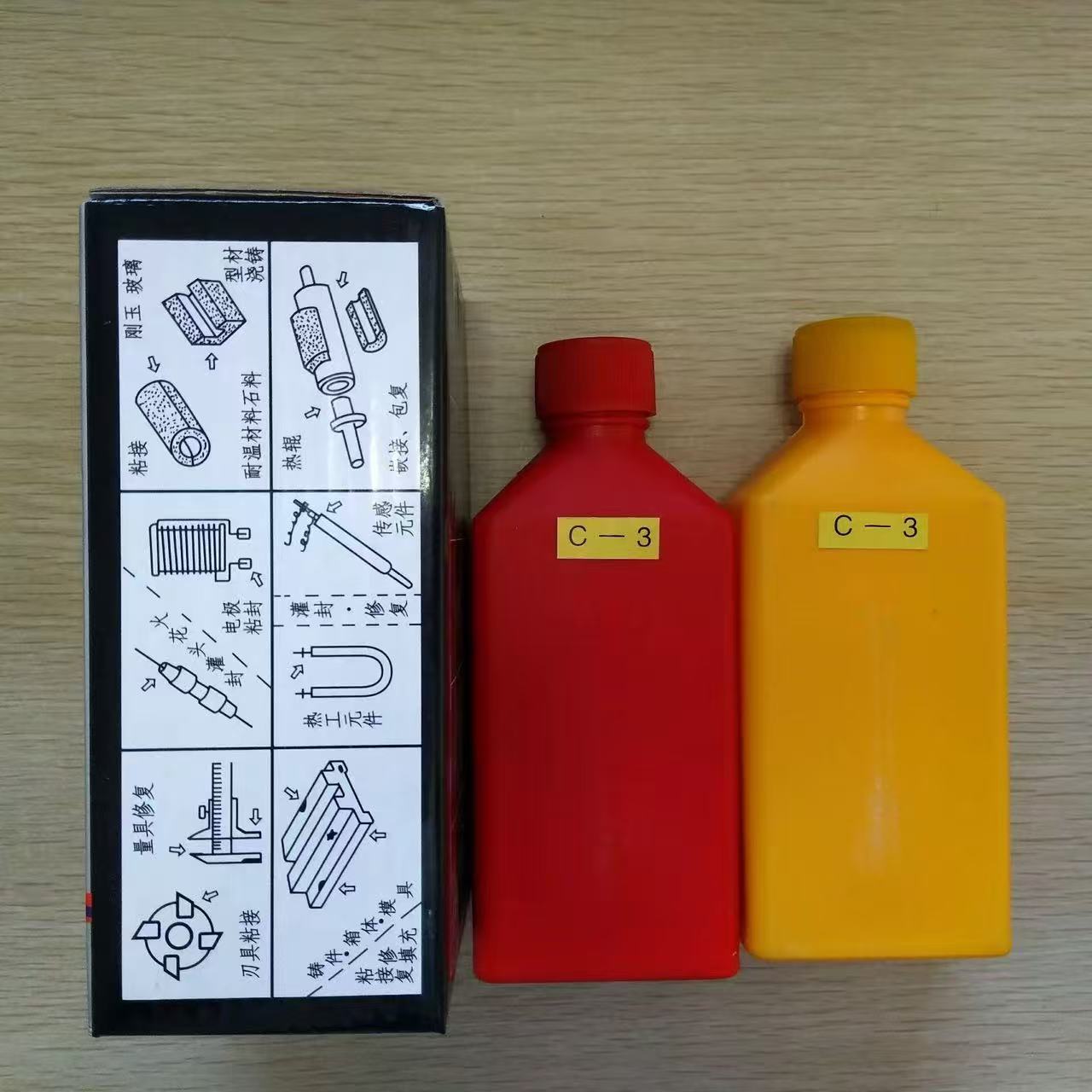 C-3无机胶1460°灌封粘接硅酸盐回天无机胶高温修补剂水泥胶