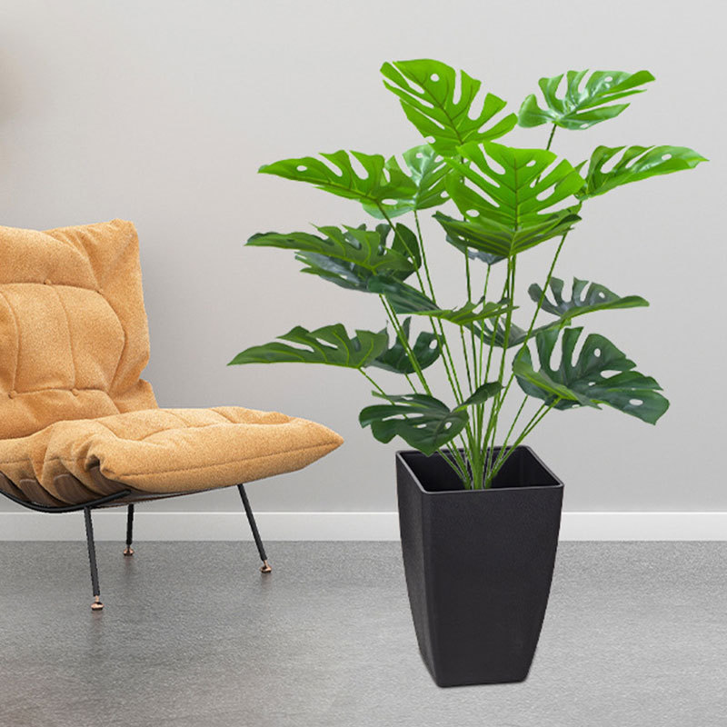 メーカー卸売 正方形プラスチック植木鉢 PP鉢 装飾品 マット加工 厚手 花瓶 多肉植物鉢 マットな質感|undefined