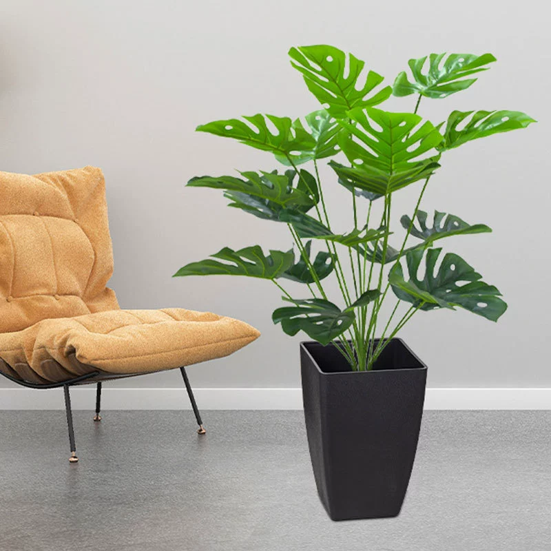 Оптовые квадратные пластиковые цветочные горшки от производителя, высокие горшки из полипропилена, декоративные украшения из искусственных цветов, матовые утолщенные горшки для суккулентов и цветочных композиций