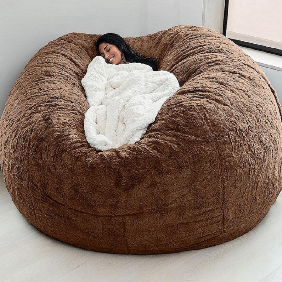 Bolso de frijoles de sofá perezoso Amazon venta caliente transfronteriza bolsa de esponja juego de sofá de bola redonda tatami ventas directas de fábrica image 20