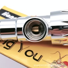 Manufacturer's thickened and weighted hot and cold three-way valve toilet face basin hot water heater switch water shut-off valve