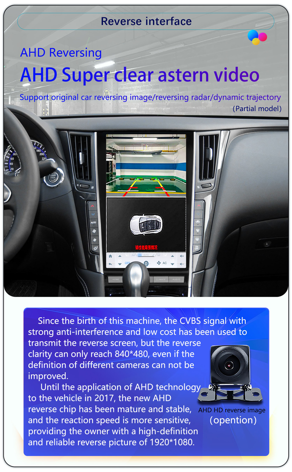 Suitable for 12-19 Infiniti Q50L/Q60/ 13.6inch Android 4g Central Control Car-Mounted Large Vertical Screen Navigation System