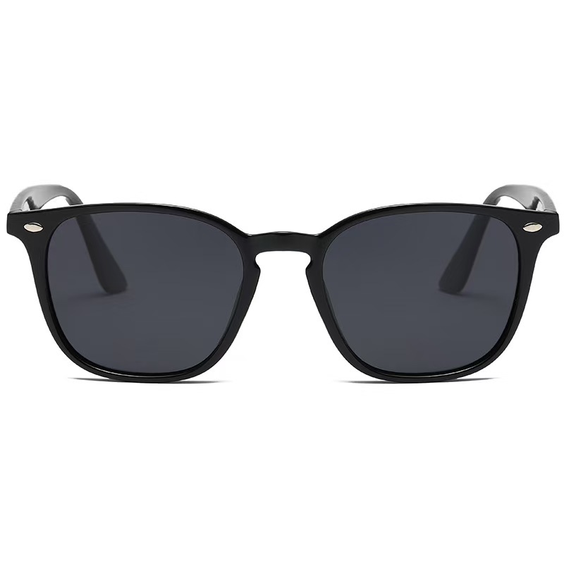 Polarized Oval Sunglasses For Men - Classic Rivet Detail & UV400 Protection_voghion.com