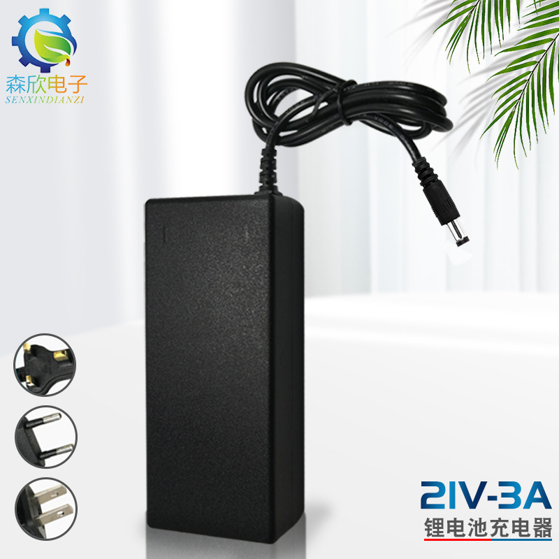 21V3A 电动工具送餐机器人 18650锂电池电动扭扭车 洗车枪充电器