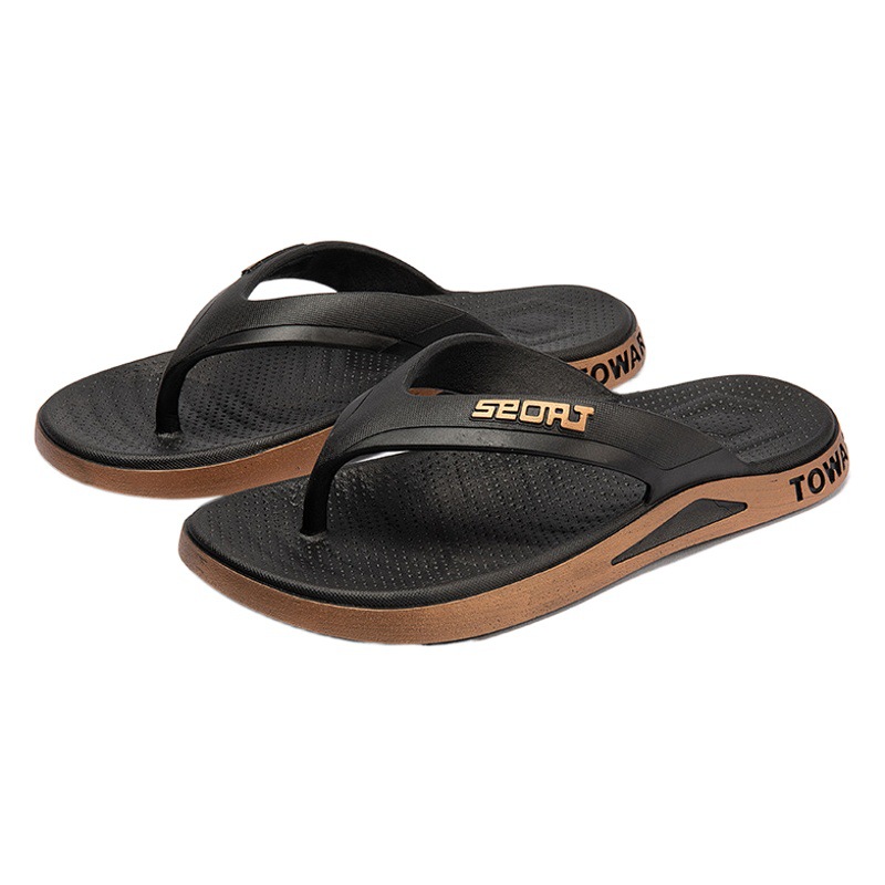 Nuevo simple flip-flops de los hombres al aire libre antideslizante casual flip-flops sandalias de moda de playa de los hombres al por mayor