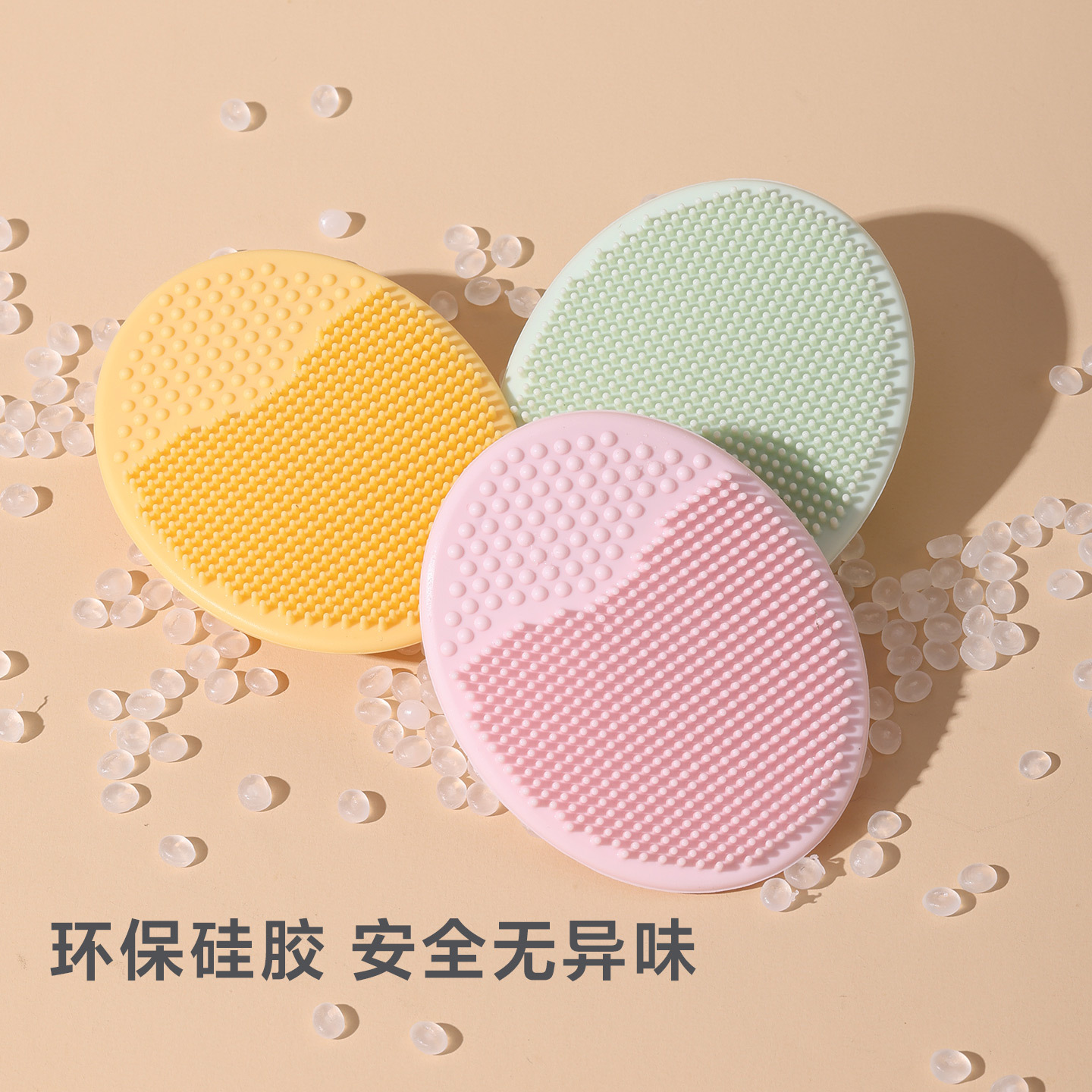 Cepillo para champú de bebé para eliminar la caspa, esponja de baño para bebé, algodón para baño, herramienta de baño para niños, artículos para recién nacidos, impermeable. image 4