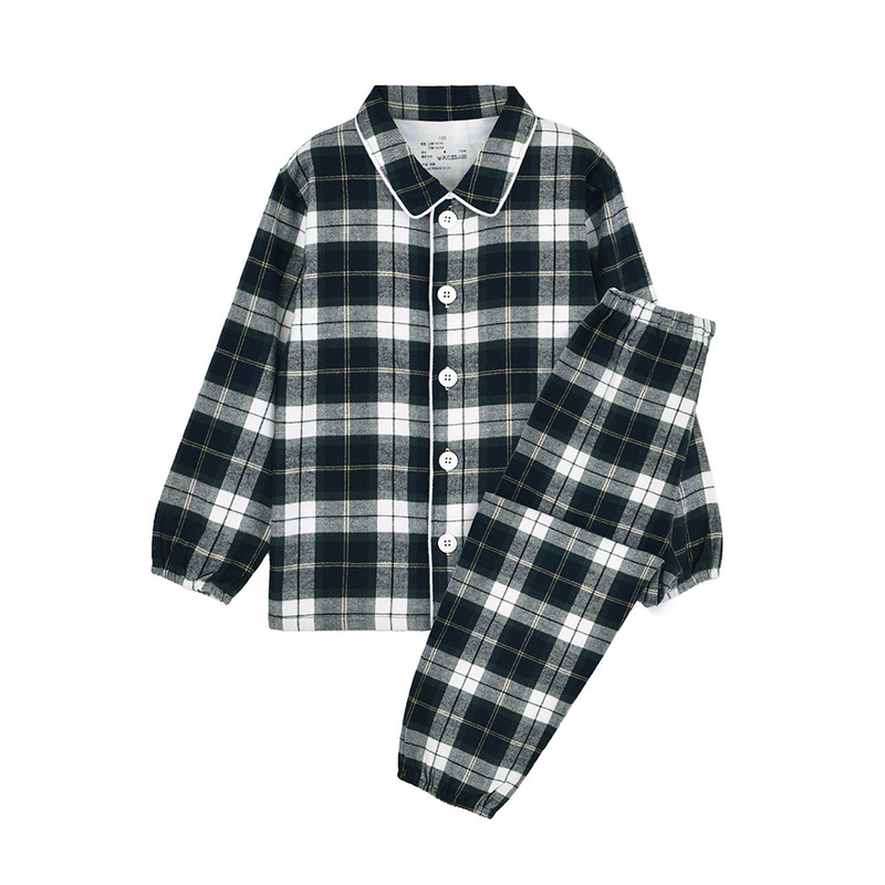 Liangpin Big Kids' Seamless Pure Cotton Flannel Pajama Set, also available in a minimalist style for children's loungewear, for both boys and girls Liangpin Big Kids' Seamless Pure Cotton Flannel Pajama Set, also available in a minimalist style for children's loungewear, for both boys and girls