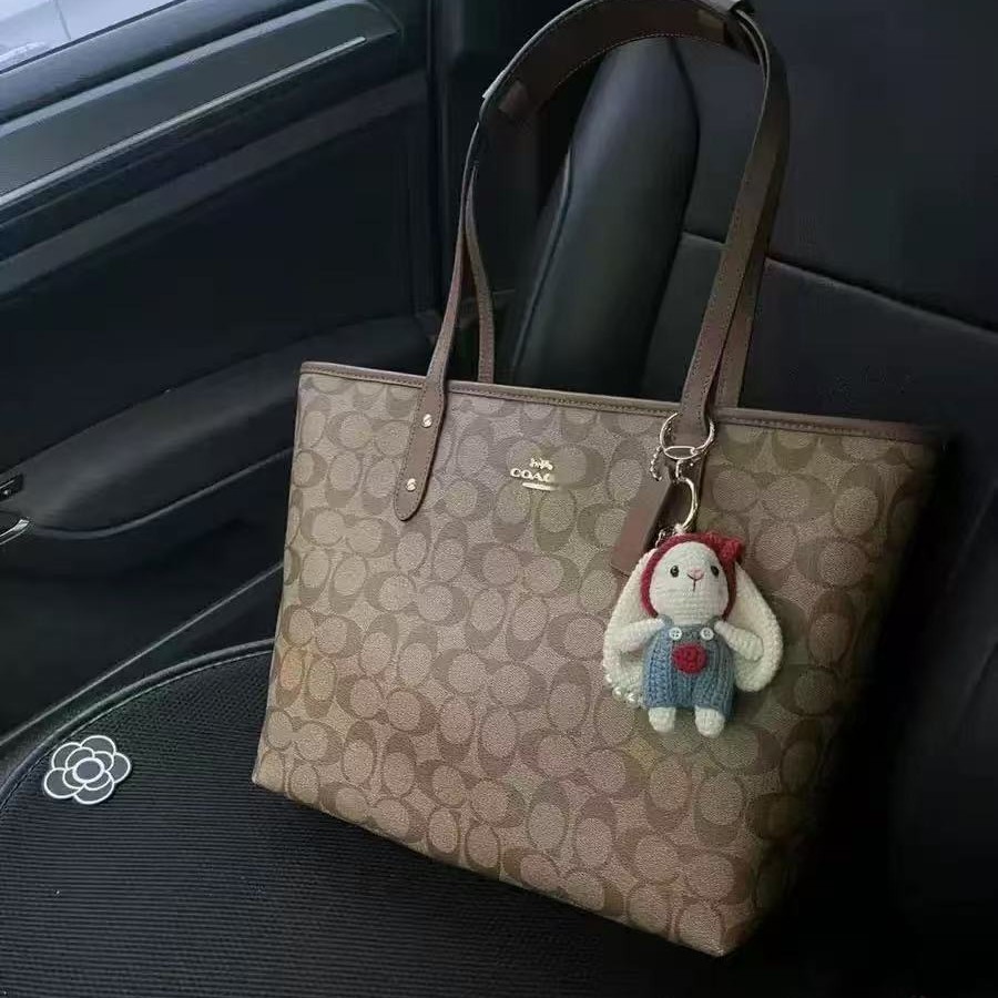 Koujia versión alta Tote bolso de mujer de gran capacidad retro clásico PVC presbiterio city30 bolso de un solo hombro nuevo