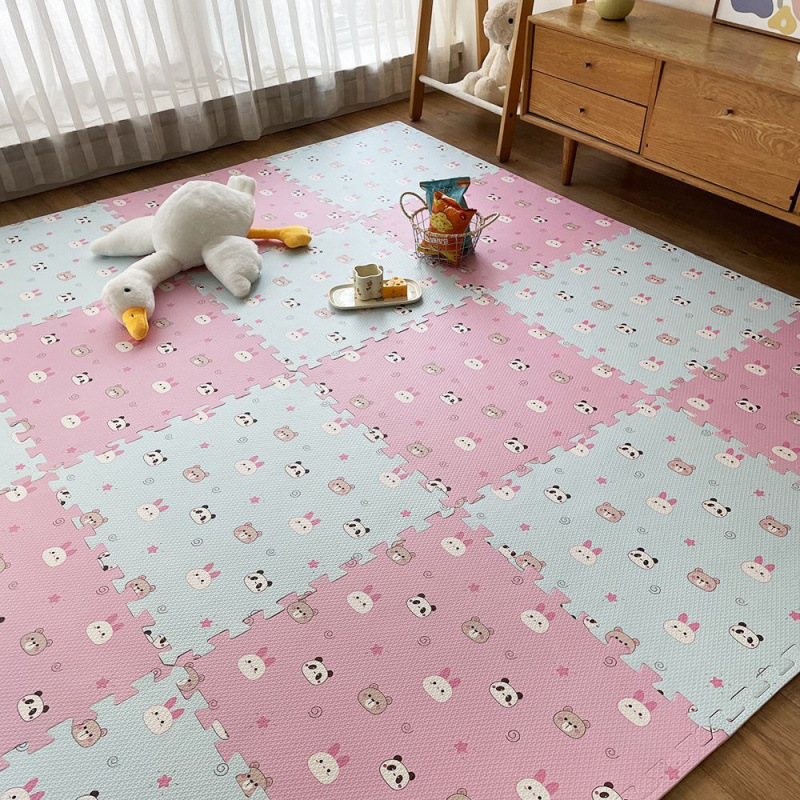 Thickened Anti-Fall Children's Cartoon Odorless Foam Floor Mat Baby Crawling Non-Slip Floor Covering Puzzle Floor Mat