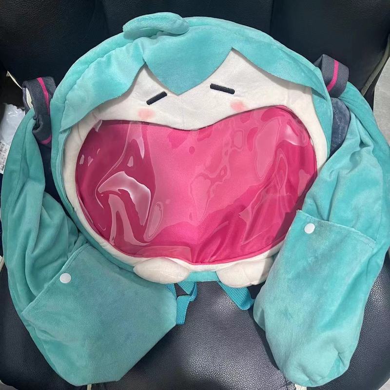 正版同款现货初音未来玩偶抱枕经典深海毛绒fufu玩偶公仔摆件礼物|undefined