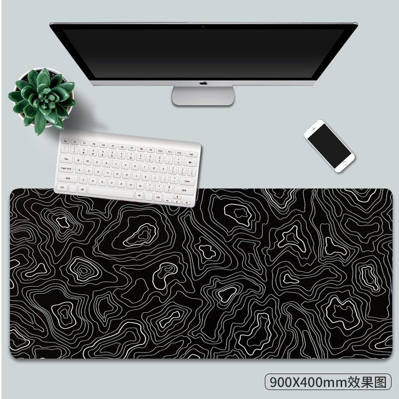 Transfronteriza al por mayor de fábrica nuevo patrón abstracto serie de carga inalámbrica mouse pad color mágico luminoso RGB mouse pad