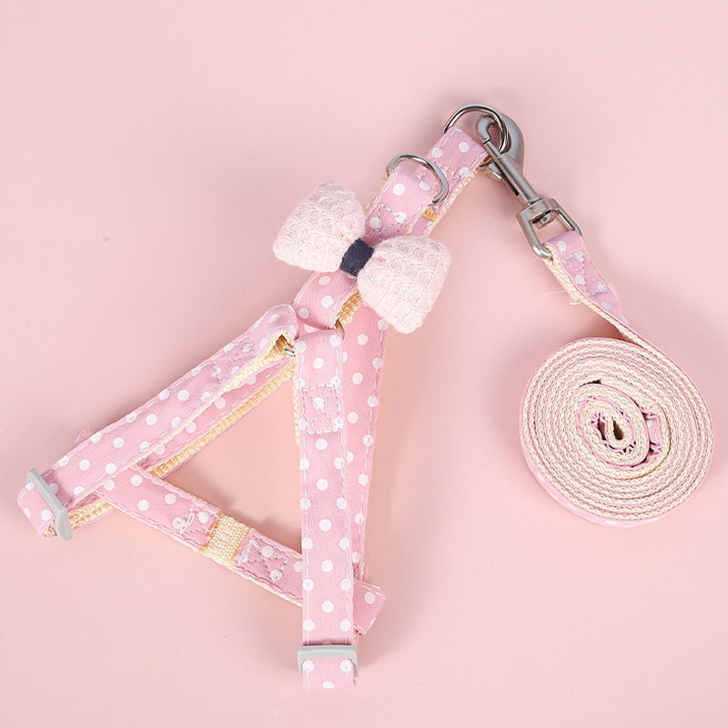 Walking Vest Type Anti-Escape Leash Cat Chain Teddy Small Dog Collar Pet Supplies_voghion.com