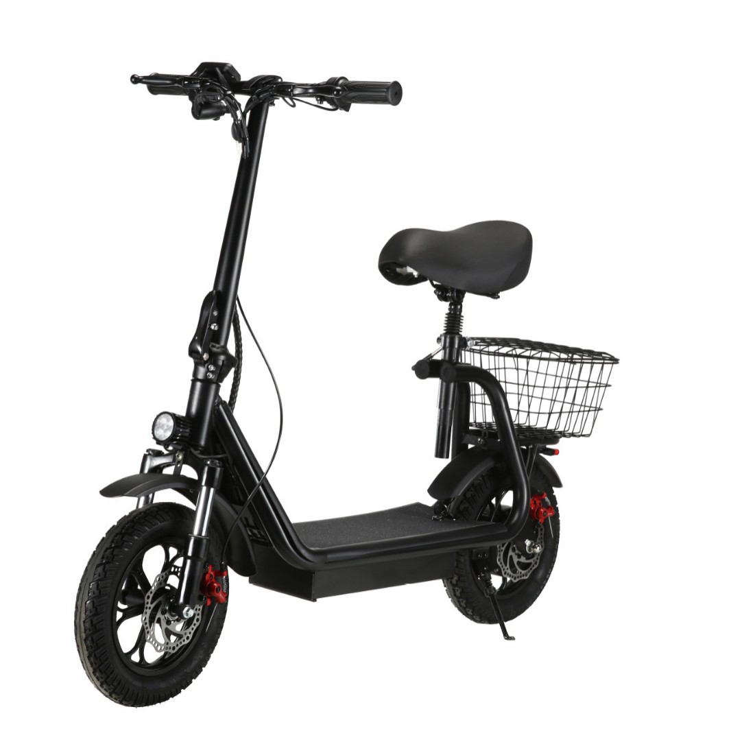 Cross-border small Harley adult electric car electric scooter foldable battery car mini portable two-wheeled scooter