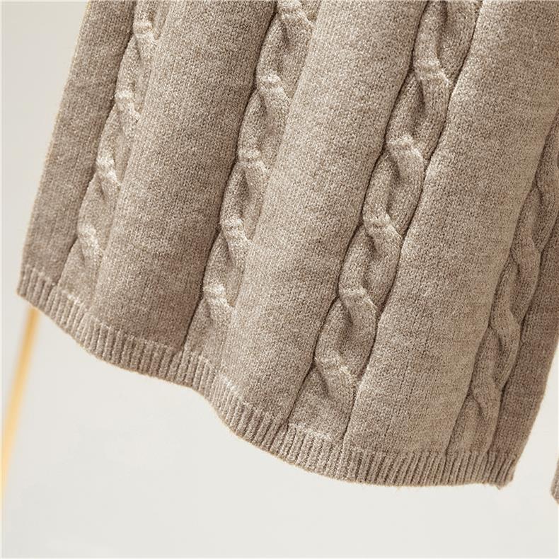 Women's Clothing style age reducing suit for women, lazy style sweater, wide leg pants, vest jacket, new style, street style three piece suit_voghion.com