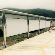 不锈钢宣传栏校园户外广告牌公告栏展示架告示栏报栏展架