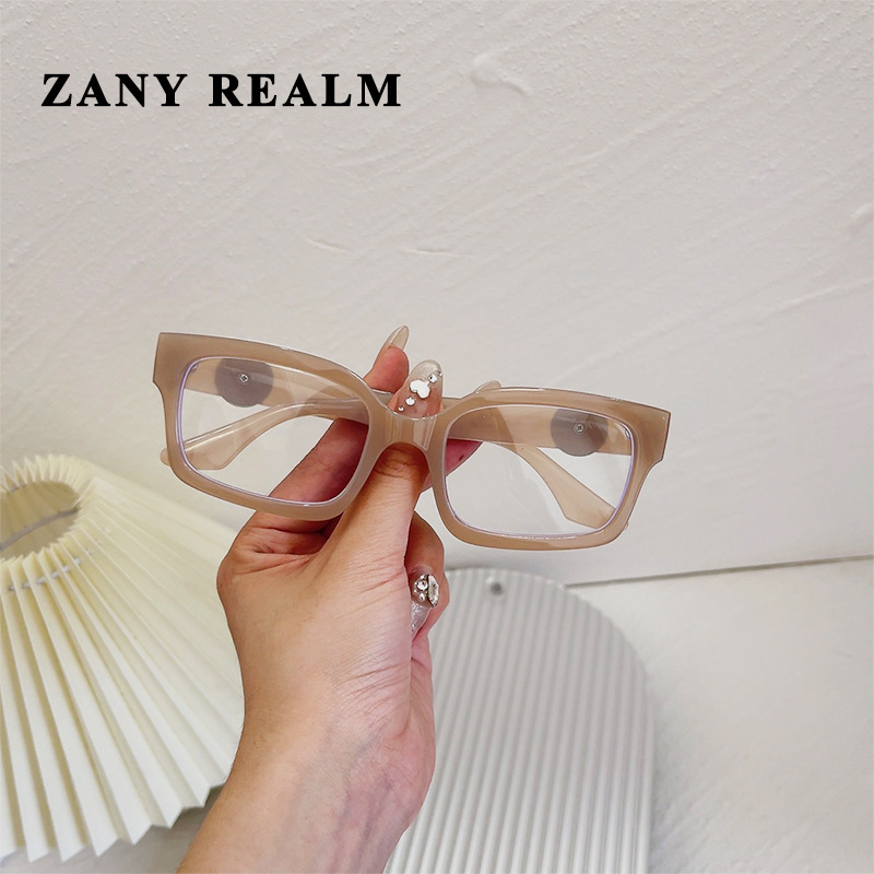 Nuevo retro Costa Oeste Americano gafas lisas ojo de gato generoso marco Comercio Exterior anti luz azul marco fabricante en stock