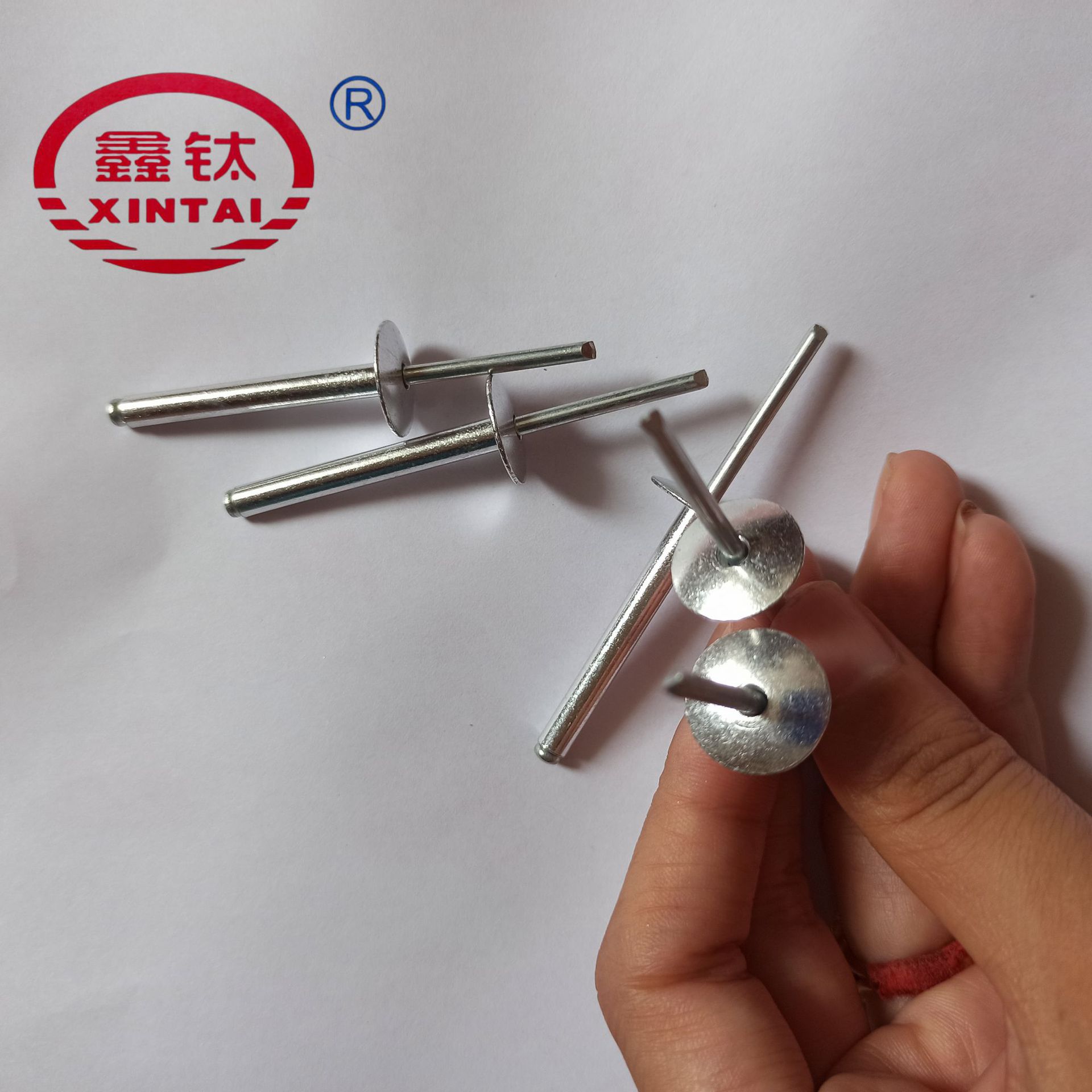 加长大帽拉铆钉 抽芯铆钉铝制超长圆头大帽沿铆钉 大帽檐柳钉包邮