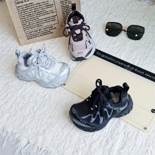 1235童鞋2025秋款潮牌巴家爆款儿童老爹鞋男女童运动跑步训练鞋