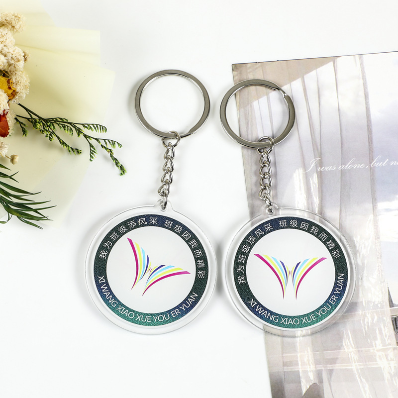 Acrylic Keychain Custom Badge Pin-Style Cute Cartoon Fridge Magnet Magnetic Club Badge Personalized Badge