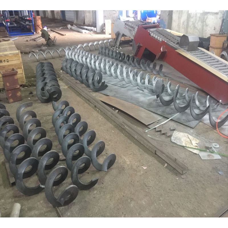 6绞龙叶片螺旋叶片不绣钢碳钢螺旋杆冷扎连续大直径锰钢加厚输送