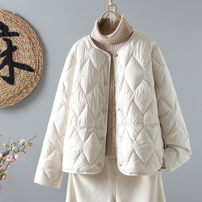 90 White Duck Down Lightweight Down Jacket Women's Short 2025 Winter New Casual All-match Slimming Warm Inner Jacket