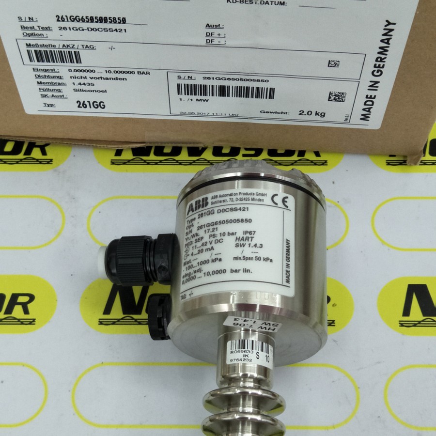 ABB  261GGD0CSS421  SN 261GG6505005850  261GG