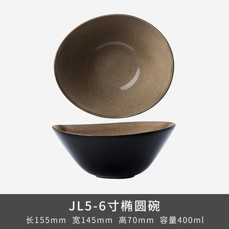 Transfronterizos LZ LICang cerámica cubiertos de ensalada de frutas de lujo ligero platos de arroz tazas de té caseras