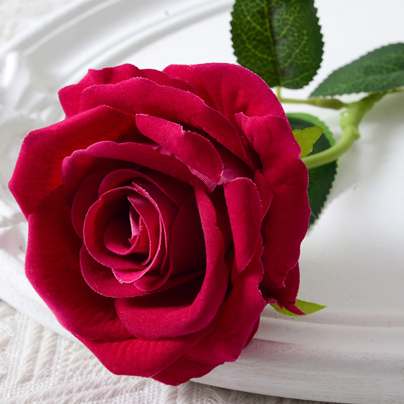 Light Rose Red 10cm (flannel)