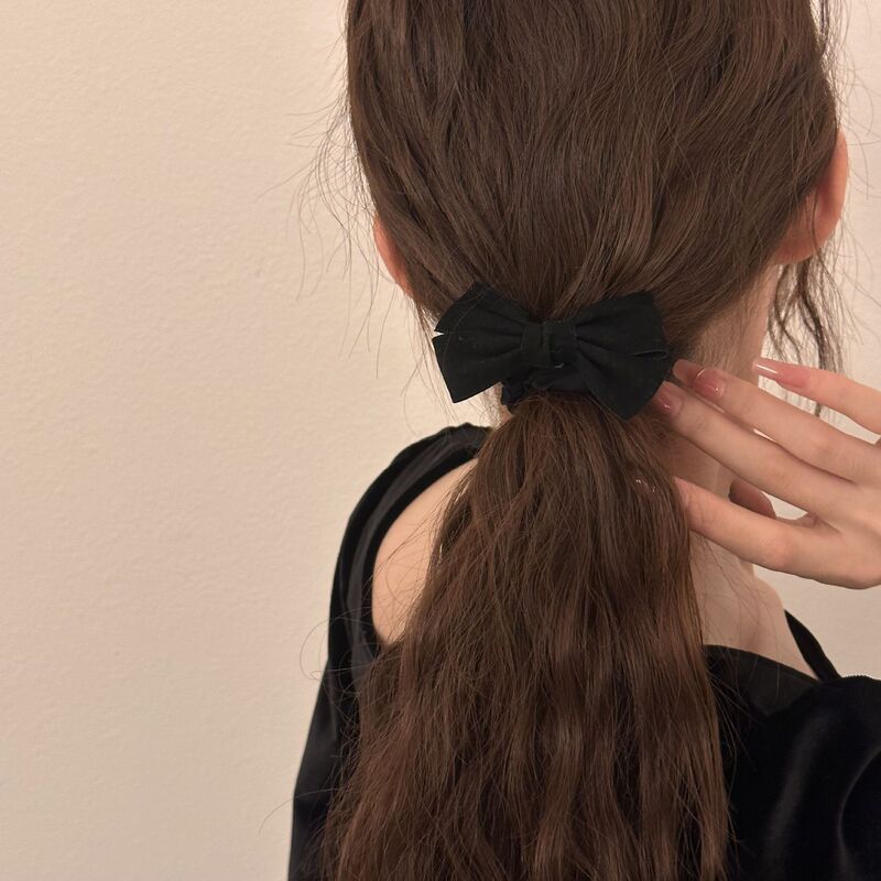 女性用白鹿の同じスタイルのリボンヘアゴムとヘアピン、レトロなヘッドバンド、フレンチベルベットのヘアゴム、ヘアロープ、ヘアピン、ヘアアクセサリー|undefined