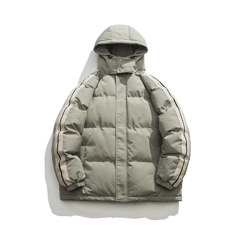Men's Clothing Hooded cotton coat new style thickened cotton jacket boys trendy couple cotton coat winter coat_voghion.com