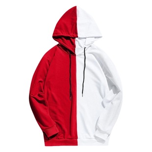 2023 autumn and winter new color matching sweater fashion brand men's hoodie foreign trade