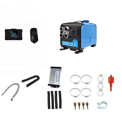 Automotive air conditioning: Parking heater 12v all-in-one - blue-horizontal-4-hole-aluminum-alloy-12v24v220v-universal-voltage