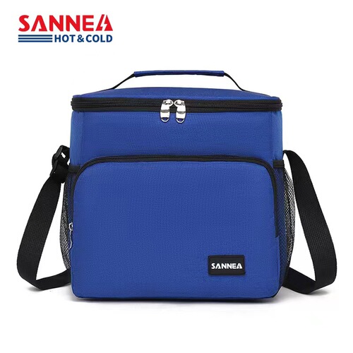 SANNE Oxford cloth insulated bag portable lunch bag student insulated lunch box bag aluminum film fresh-keeping lunch bag ice bag