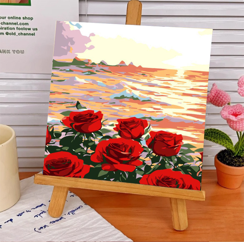 蝶デジタル油絵 diy 着色油絵子供の手描き蝶装飾絵画装飾品メーカー卸売|undefined