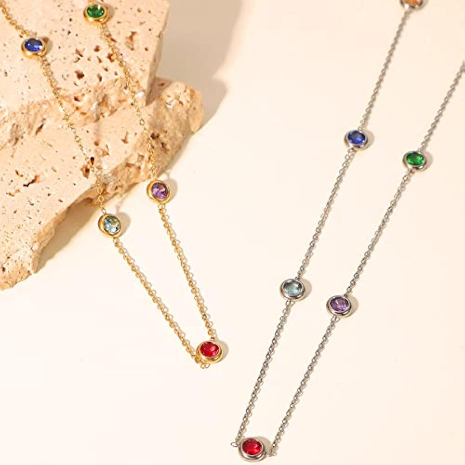 Fashionable necklace and bracelet stainless steel