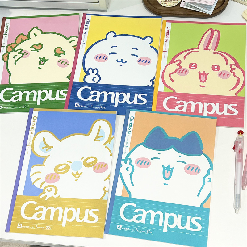 日漫吉伊卡哇chiikawa笔记本学生可爱横线作业本加厚记事本便宜本|undefined