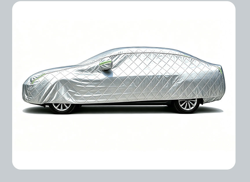 In-stock supply of car covers that are waterproof, rainproof, sunproof, and hail-resistant, with a thick cotton quilt design