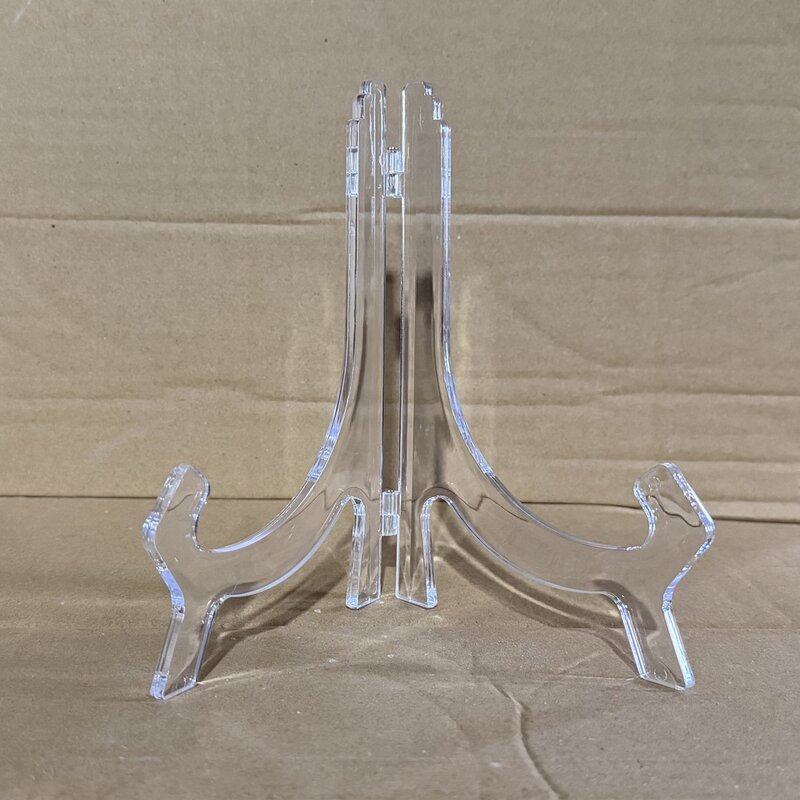 New Imitation Acrylic Decorative Plate Bracket Transparent Shelf Tray Bracket Porcelain Plate Bracket Photo Frame Bracket
