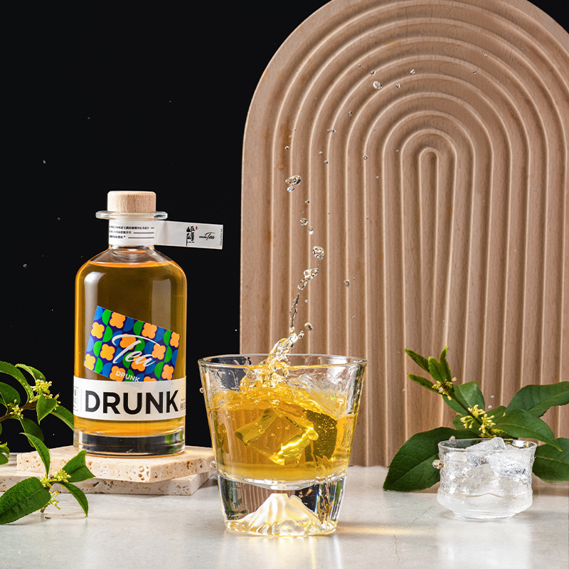 Emei Fairy Tea Wine New Osmanthus Black Tea Wine 8 ° Fermented Fruit Wine Fruit Wine Peach Fruity Tea Wine