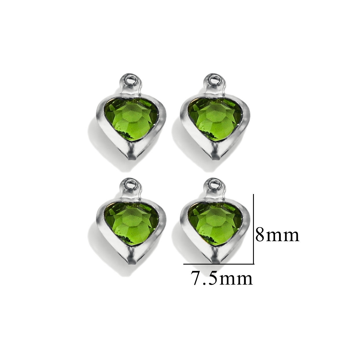 Serie de gotas de cristal de acero inoxidable nicho de alta calidad collar de colgante de acero de titanio DIY accesorios de joyería mayorista