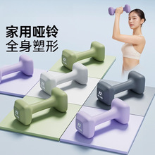 哑铃女士健身家用器材2kg一对儿童小重量男力量训练组合哑铃套装