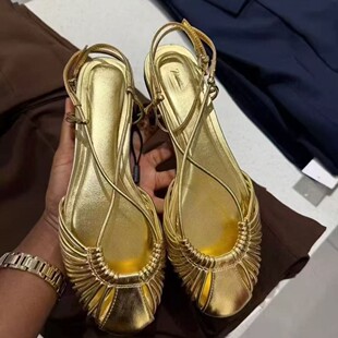 ZA�ҿ羳�����ļ���ɫ���s�r��ƽ���⴩�U��Ůʿ��ЬSandals