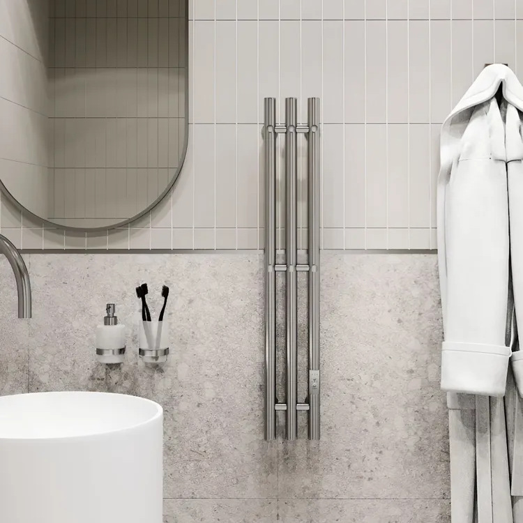 Cross-Border Electric Heated Towel Rack Vertical Stainless Steel with Hook Bathroom Bathroom Towel Rack Bath Towel Rack Dryer Cross-Border Electric Heated Towel Rack Vertical Stainless Steel with Hook Bathroom Bathroom Towel Rack Bath Towel Rack Dryer