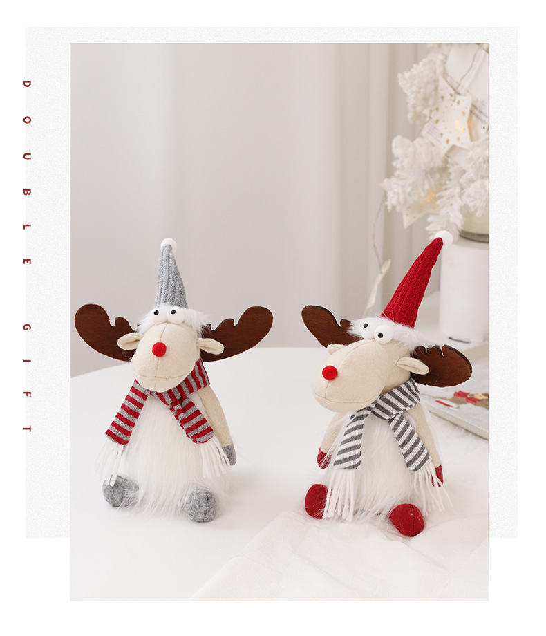 Christmas Cartoon Style Cute Elk Nonwoven Indoor Party Festival Ornaments display picture 1