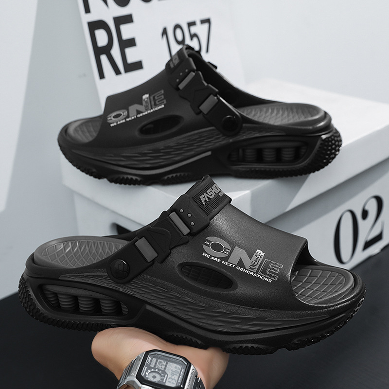 Sandali estivi di alta qualità, eleganti e alla moda con suola morbida, sandali casual da uomo per tutti i giorni, antiscivolo, resistenti all'usura, ideali per la spiaggia e per attività all'aperto._voghion.com