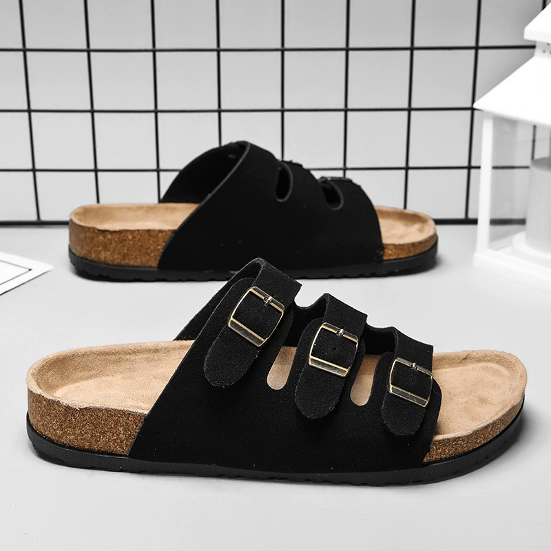 Азиатская женская обувь Birken пробка буксировка Muller обувь ретро три мешка с лапшой для мужчин и женщин прилив тапочки