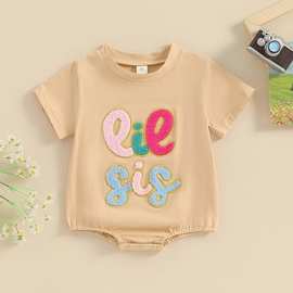 跨境宝宝新款衣服包屁衣婴儿连体衣夏季薄款新生儿哈衣外出服爬服