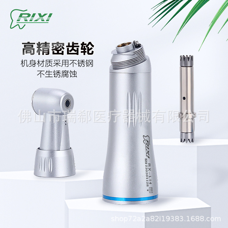 Transfronterizo dental de baja velocidad teléfono móvil canal de agua interior máquina de curva lenta motor recto acessorio de pulido oral