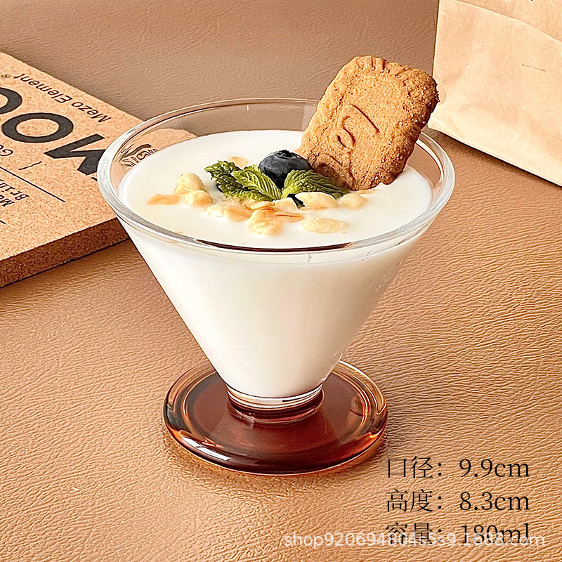 ins simple vidrio dulce taza de yogur taza de helado taza de helado taza de helado taza de yogur taza de helado